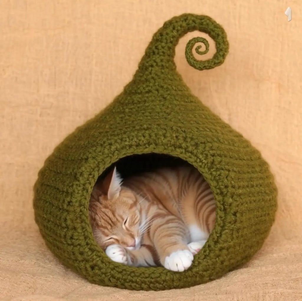 Pet bed crochet pattern