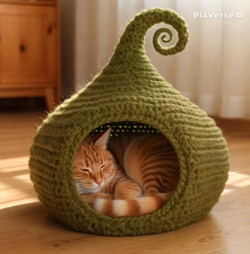 Pet bed crochet pattern