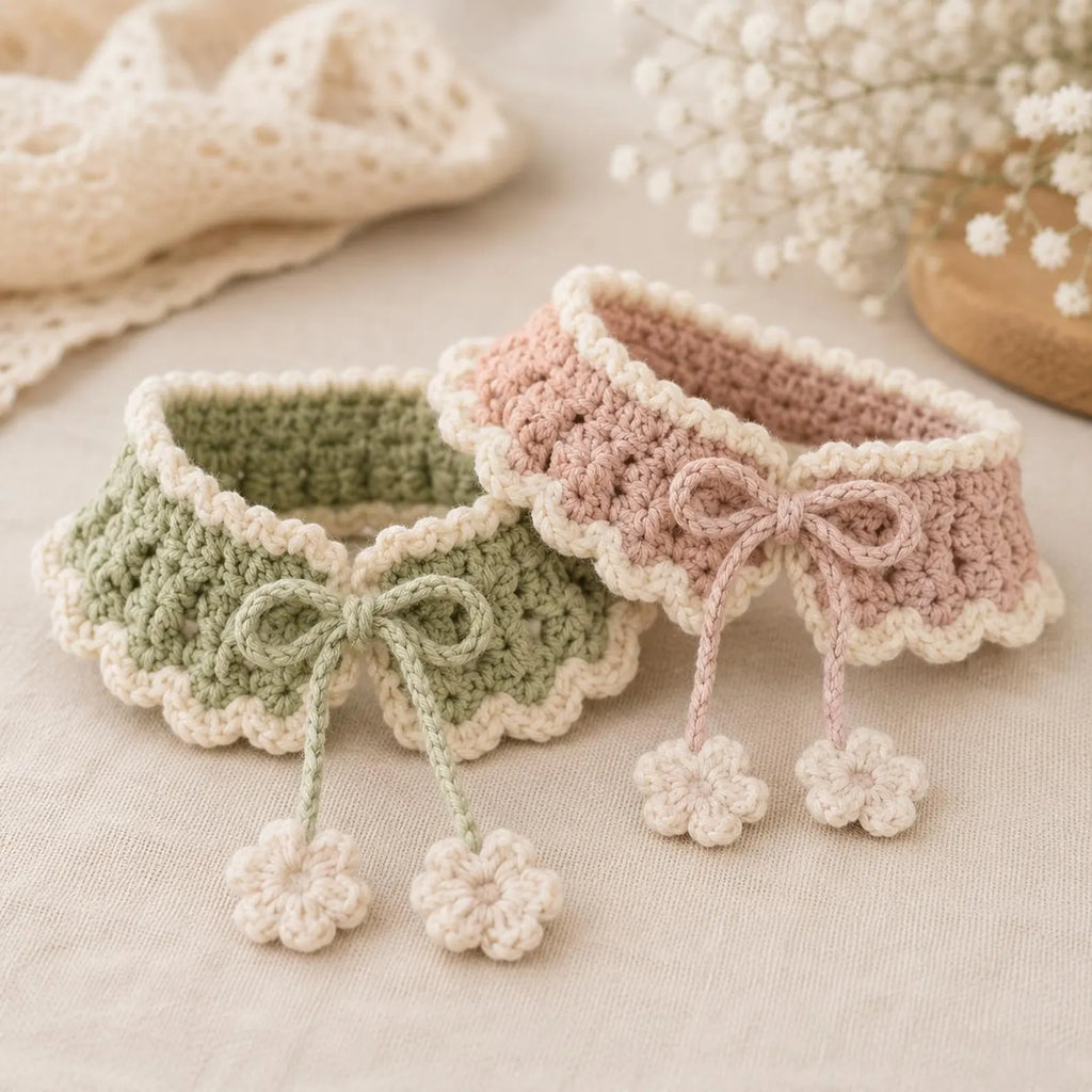 Cat & Dog Neck Collar Crochet Pattern