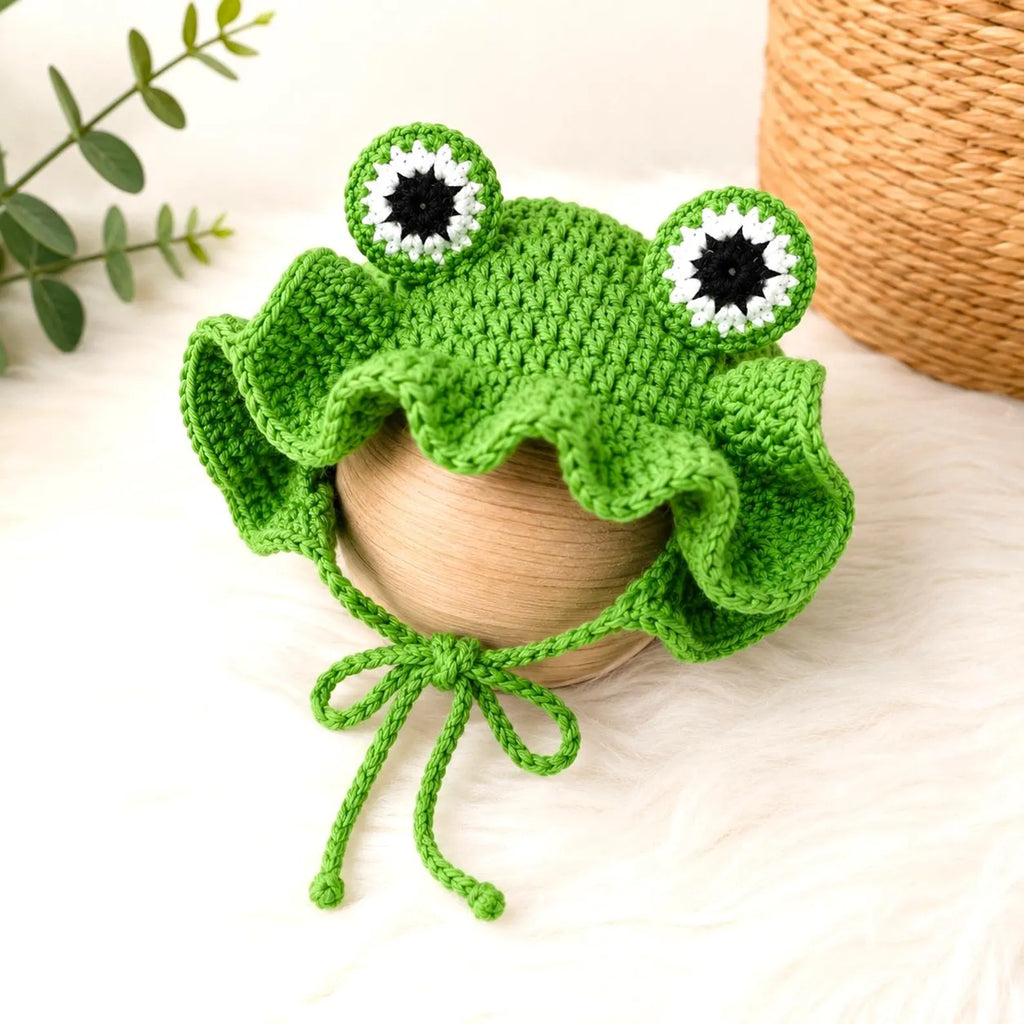 Frog Hat Crochet Pattern
