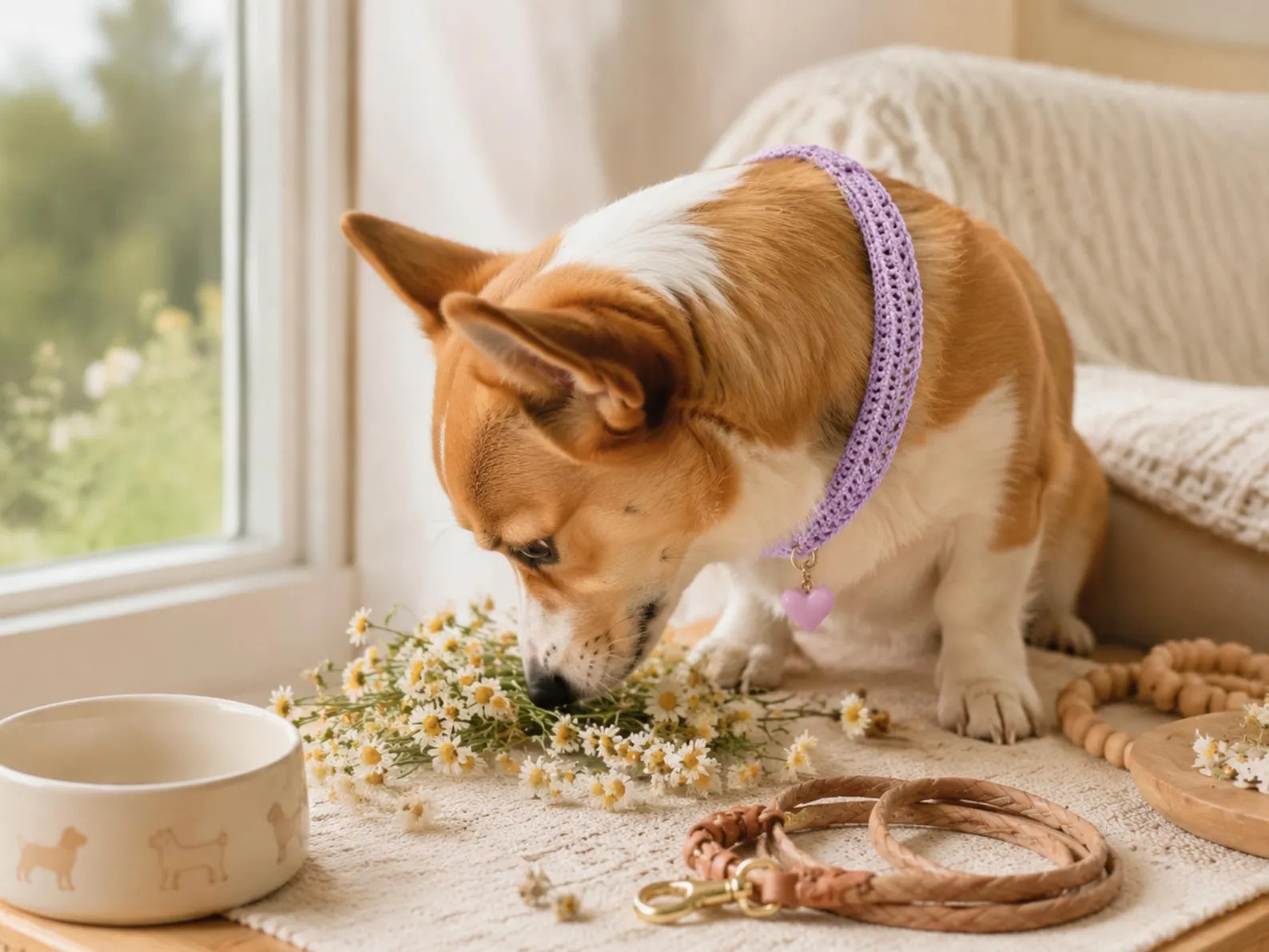 Striped Pet Collar Crochet Pattern