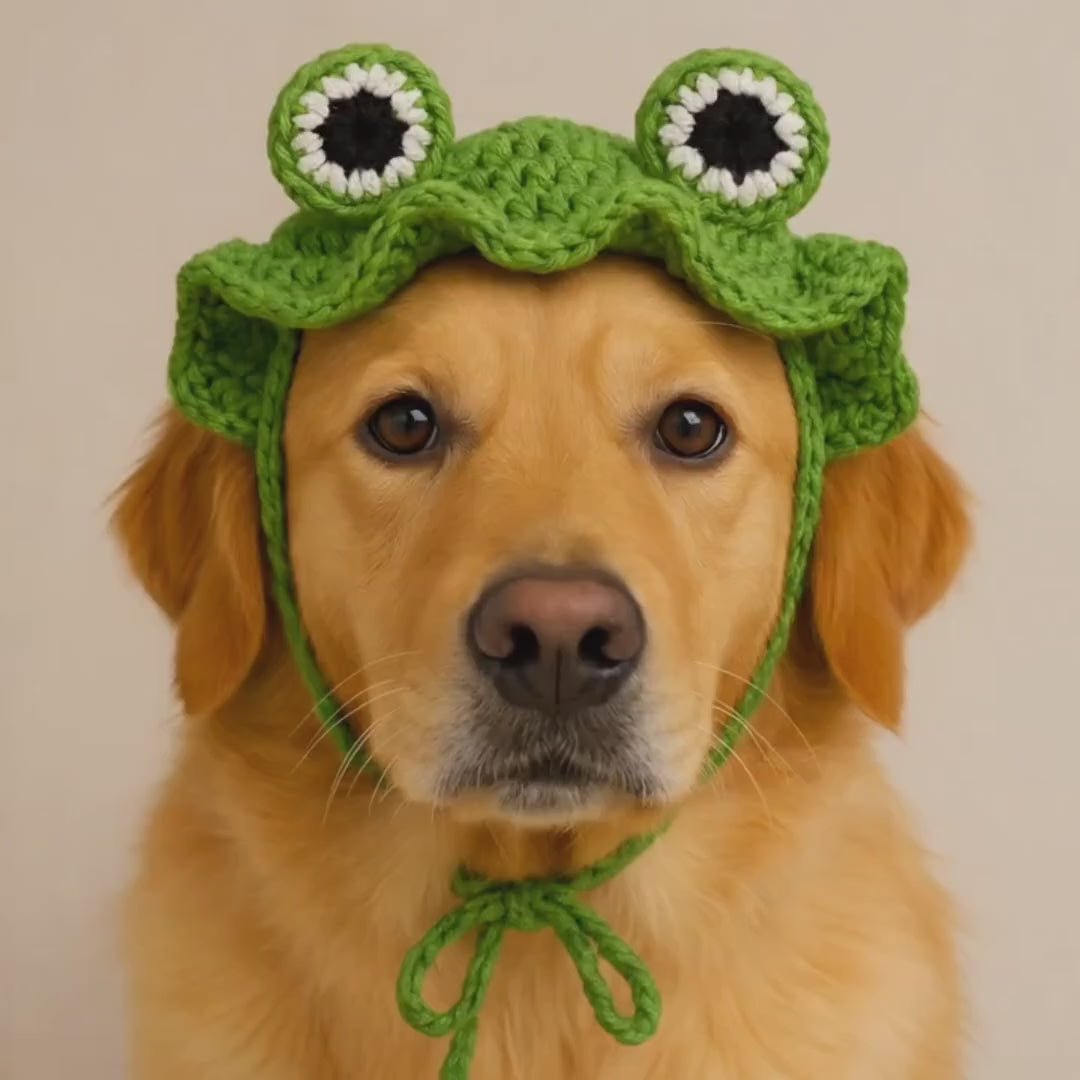 Frog Hat Crochet Pattern